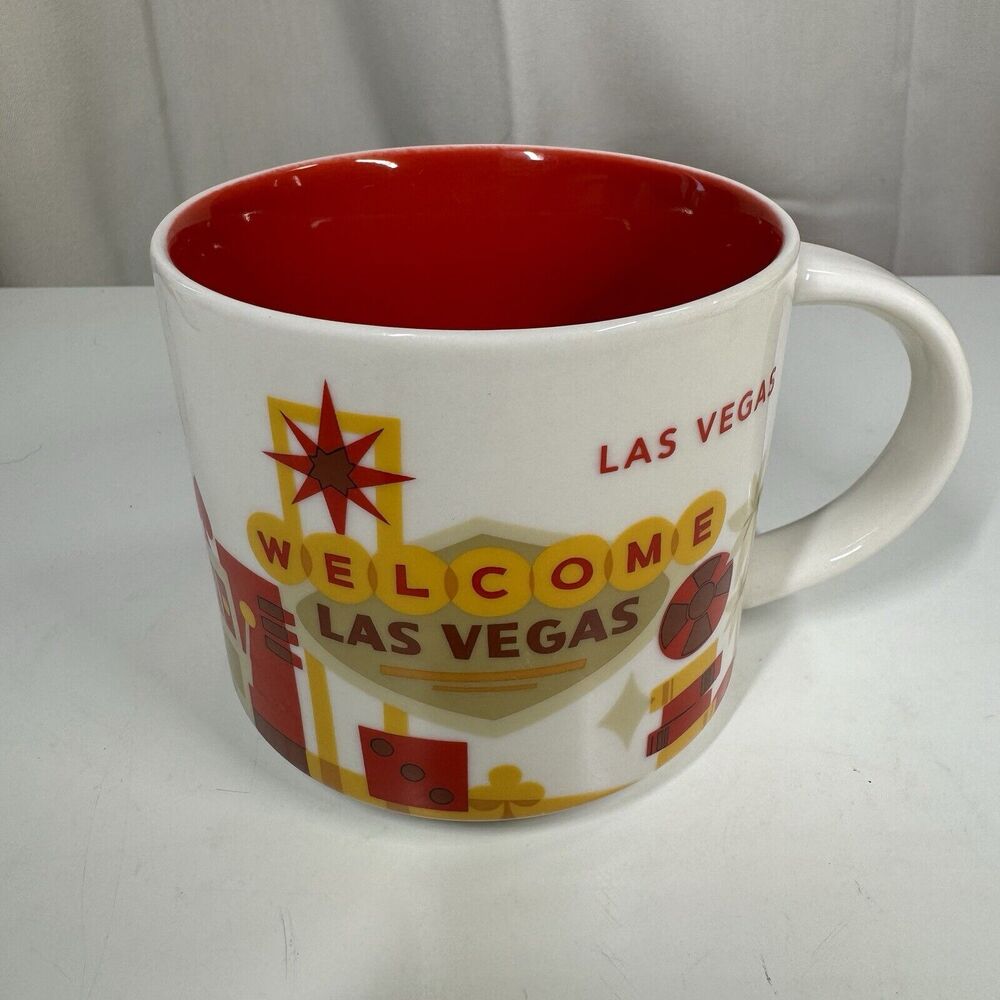 Starbucks Las Vegas You Are Here Collection Coffee Mug Cup 14oz